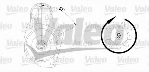 VALEO 436018 Стартер для VOLKSWAGEN CADDY I (Фольксваген Cаддъ и) VALEO 436018 Стартер для VOLKSWAGEN CADDY I (Фольксваген Cаддъ и)