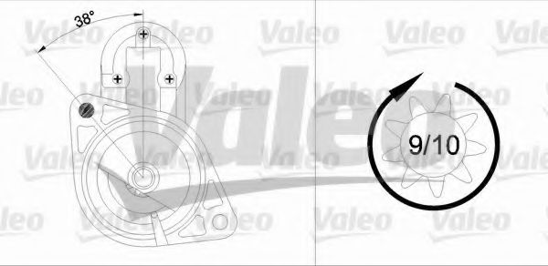 VALEO 436034 Стартер для OPEL OMEGA A (Опель Омэга а) VALEO 436034 Стартер для OPEL OMEGA A (Опель Омэга а)
