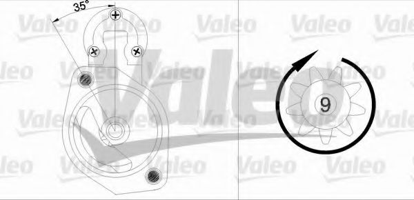 VALEO 436043 Стартер для AUDI 100 (Ауди 100) VALEO 436043 Стартер для AUDI 100 (Ауди 100)