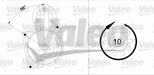 VALEO 436049 Стартер для FIAT (Фиат) VALEO 436049 Стартер для FIAT (Фиат)