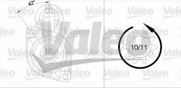 VALEO 436050 Стартер для VOLKSWAGEN VENTO (Фольксваген Венто) VALEO 436050 Стартер для VOLKSWAGEN VENTO (Фольксваген Венто)