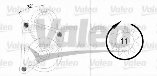 VALEO 436051 Стартер для RENAULT CLIO I (Рено Cлио и) VALEO 436051 Стартер для RENAULT CLIO I (Рено Cлио и)