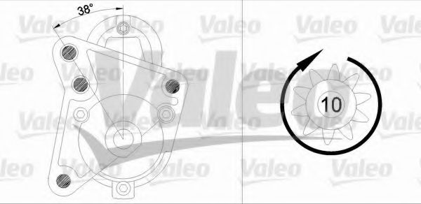VALEO 436060 Стартер для RENAULT CLIO I (Рено Cлио и) VALEO 436060 Стартер для RENAULT CLIO I (Рено Cлио и)