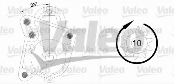 VALEO 436081 Стартер для VOLVO 480 E (Вольво 480 э) VALEO 436081 Стартер для VOLVO 480 E (Вольво 480 э)