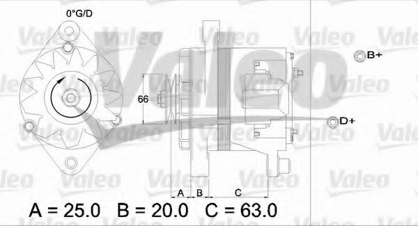 VALEO 436111 Генератор для FIAT SUPERBRAVO (Фиат Супербраvо) VALEO 436111 Генератор для FIAT SUPERBRAVO (Фиат Супербраvо)