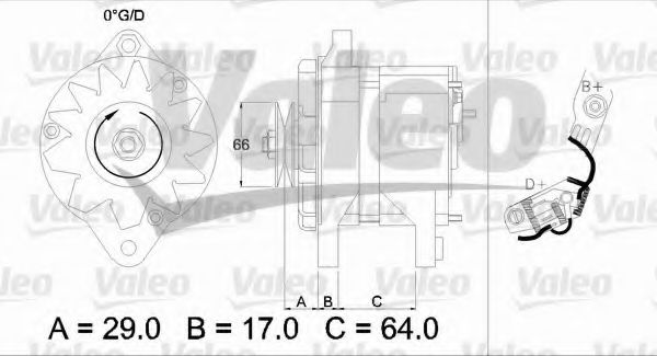 VALEO 436112 Генератор 10 1980 для FIAT SUPERBRAVO (Фиат Супербраvо) VALEO 436112 Генератор 10 1980 для FIAT SUPERBRAVO (Фиат Супербраvо)