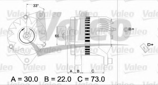 VALEO 436114 Генератор для FIAT STRADA II (Фиат Страда 2) VALEO 436114 Генератор для FIAT STRADA II (Фиат Страда 2)