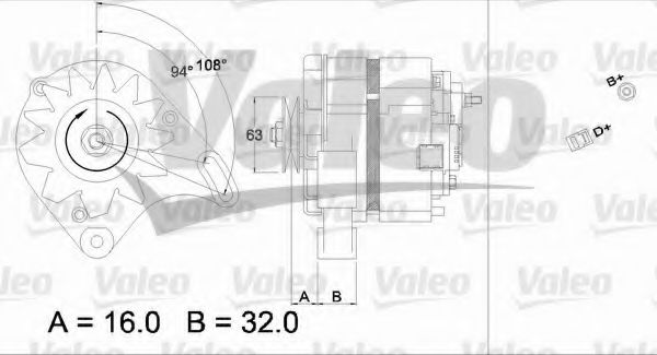 VALEO 436118 Генератор для LANCIA (Лансиа/лянча) VALEO 436118 Генератор для LANCIA (Лансиа/лянча)