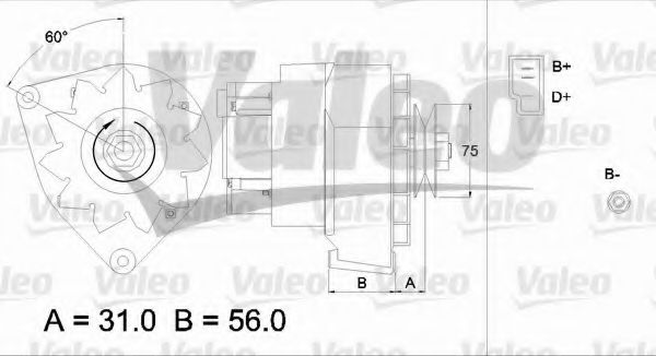 VALEO 436121 Генератор для MERCEDES-BENZ SL (Мэрcэдэс-бэнз Сл) VALEO 436121 Генератор для MERCEDES-BENZ SL (Мэрcэдэс-бэнз Сл)