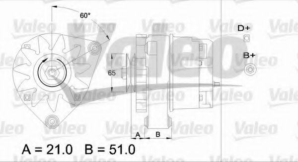 VALEO 436130 Генератор для BMW 7 (Бмв 7) VALEO 436130 Генератор для BMW 7 (Бмв 7)