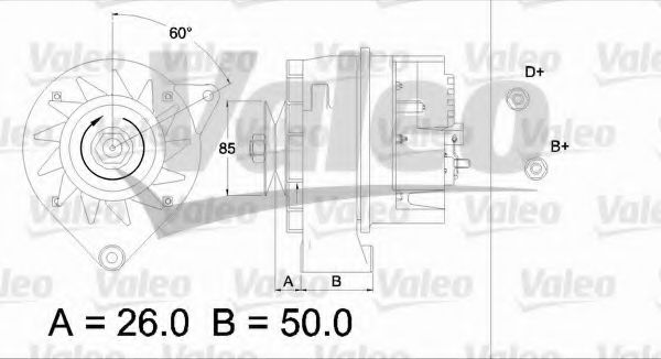 VALEO 436139 Генератор для BMW 7 (Бмв 7) VALEO 436139 Генератор для BMW 7 (Бмв 7)
