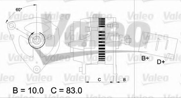 VALEO 436140 Генератор 03 1976 для ROVER 2000-3500 (Ровер 2000-3500) VALEO 436140 Генератор 03 1976 для ROVER 2000-3500 (Ровер 2000-3500)