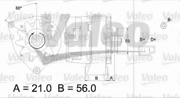 VALEO 436146 Генератор для SEAT (Сеат) VALEO 436146 Генератор для SEAT (Сеат)