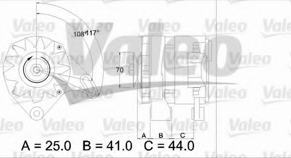 VALEO 436147 Генератор для SEAT (Сеат) VALEO 436147 Генератор для SEAT (Сеат)