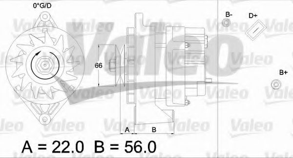 VALEO 436149 Генератор для OPEL ASCONA B (Опель Асcона б) VALEO 436149 Генератор для OPEL ASCONA B (Опель Асcона б)
