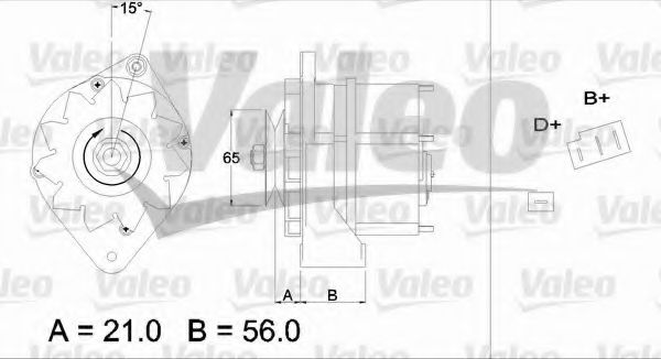 VALEO 436194 Генератор для VOLKSWAGEN POLO (Фольксваген Поло) VALEO 436194 Генератор для VOLKSWAGEN POLO (Фольксваген Поло)