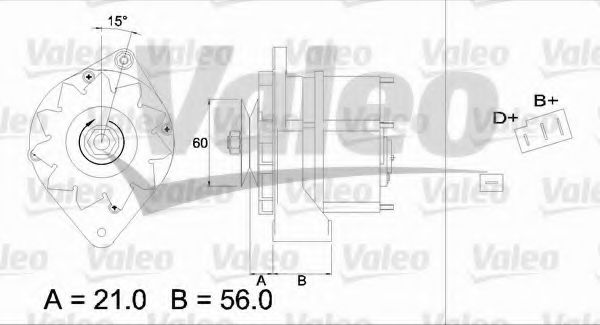 VALEO 436196 Генератор для VOLKSWAGEN POLO (Фольксваген Поло) VALEO 436196 Генератор для VOLKSWAGEN POLO (Фольксваген Поло)