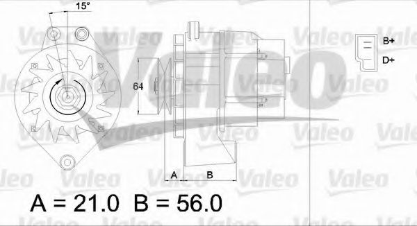 VALEO 436219 Генератор для VOLKSWAGEN JETTA II (Фольксваген Жэтта 2) VALEO 436219 Генератор для VOLKSWAGEN JETTA II (Фольксваген Жэтта 2)