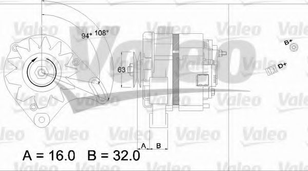 VALEO 436230 Генератор для LANCIA (Лансиа/лянча) VALEO 436230 Генератор для LANCIA (Лансиа/лянча)