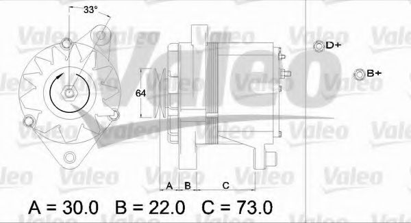 VALEO 436235 Генератор для FIAT STRADA II (Фиат Страда 2) VALEO 436235 Генератор для FIAT STRADA II (Фиат Страда 2)