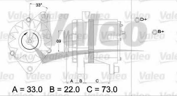 VALEO 436236 Генератор для FIAT STRADA II (Фиат Страда 2) VALEO 436236 Генератор для FIAT STRADA II (Фиат Страда 2)