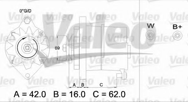 VALEO 436239 Генератор для LANCIA (Лансиа/лянча) VALEO 436239 Генератор для LANCIA (Лансиа/лянча)