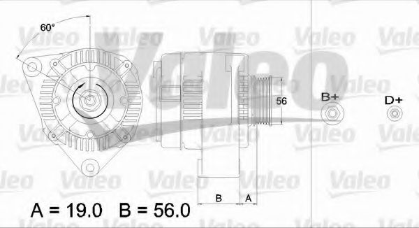 VALEO 436260 Генератор для PEUGEOT PARTNER PATAGONICA / URBANA (Пежо Партнер патагоника / урбана) VALEO 436260 Генератор для PEUGEOT PARTNER PATAGONICA / URBANA (Пежо Партнер патагоника / урбана)