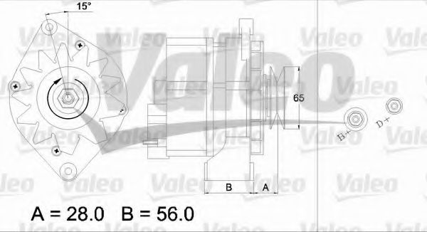 VALEO 436295 Генератор для OPEL OMEGA A (Опель Омэга а) VALEO 436295 Генератор для OPEL OMEGA A (Опель Омэга а)