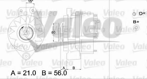 VALEO 436296 Генератор для VOLKSWAGEN POLO (Фольксваген Поло) VALEO 436296 Генератор для VOLKSWAGEN POLO (Фольксваген Поло)