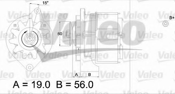 VALEO 436299 Генератор для VOLKSWAGEN POLO (Фольксваген Поло) VALEO 436299 Генератор для VOLKSWAGEN POLO (Фольксваген Поло)