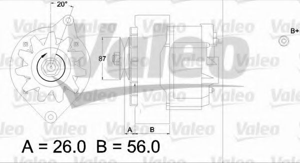 VALEO 436300 Генератор для BMW 7 (Бмв 7) VALEO 436300 Генератор для BMW 7 (Бмв 7)