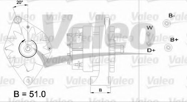 VALEO 436438 Генератор для VOLVO FS 7 (Вольво Фс 7) VALEO 436438 Генератор для VOLVO FS 7 (Вольво Фс 7)