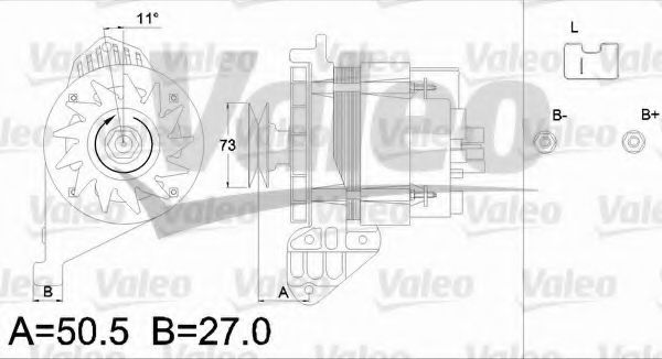 VALEO 436446 Генератор для RENAULT TWINGO I (Рено Твинго 1) VALEO 436446 Генератор для RENAULT TWINGO I (Рено Твинго 1)