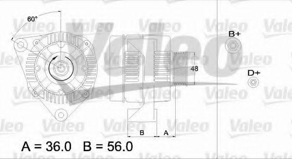 VALEO 436451 Генератор для MERCEDES-BENZ SLK (Мэрcэдэс-бэнз Слк) VALEO 436451 Генератор для MERCEDES-BENZ SLK (Мэрcэдэс-бэнз Слк)