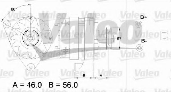 VALEO 436456 Генератор для RENAULT ALLIANCE (Рено Аллианcэ) VALEO 436456 Генератор для RENAULT ALLIANCE (Рено Аллианcэ)