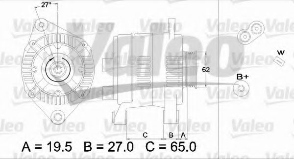 VALEO 436469 Генератор для RENAULT ESPACE III (Рено Эспейс 3) VALEO 436469 Генератор для RENAULT ESPACE III (Рено Эспейс 3)