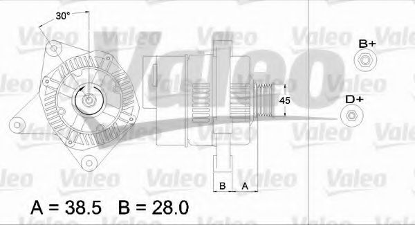 VALEO 436486 Генератор для BMW 7 (Бмв 7) VALEO 436486 Генератор для BMW 7 (Бмв 7)