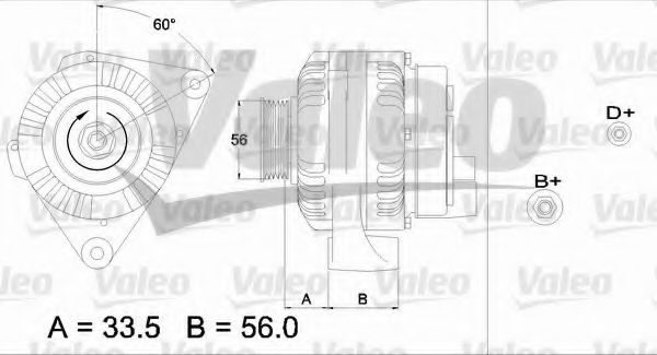 VALEO 436490 Генератор для PEUGEOT 106 I (Пежо 106 и) VALEO 436490 Генератор для PEUGEOT 106 I (Пежо 106 и)