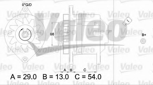 VALEO 436500 Генератор 05 1980 для MITSUBISHI GALANT II (Митсубиши/митсубиси Галант 2) VALEO 436500 Генератор 05 1980 для MITSUBISHI GALANT II (Митсубиши/митсубиси Галант 2)