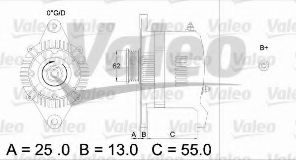 VALEO 436503 Генератор для MITSUBISHI GALANT III (Митсубиши/митсубиси Галант 3) VALEO 436503 Генератор для MITSUBISHI GALANT III (Митсубиши/митсубиси Галант 3)