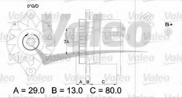 VALEO 436505 Генератор для NISSAN (Ниссан) VALEO 436505 Генератор для NISSAN (Ниссан)