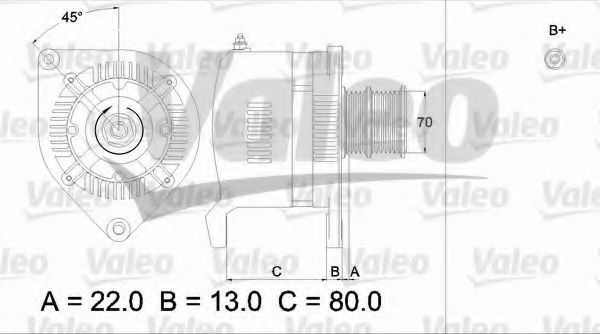 VALEO 436508 Генератор для NISSAN (Ниссан) VALEO 436508 Генератор для NISSAN (Ниссан)