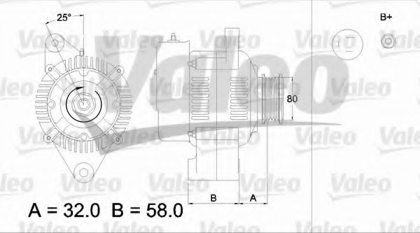 VALEO 436514 Генератор для HONDA ACCORD II (Хонда Аccорд 2) VALEO 436514 Генератор для HONDA ACCORD II (Хонда Аccорд 2)