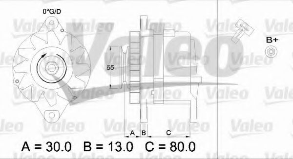 VALEO 436522 Генератор для MAZDA GLC II (Мазда Глc 2) VALEO 436522 Генератор для MAZDA GLC II (Мазда Глc 2)