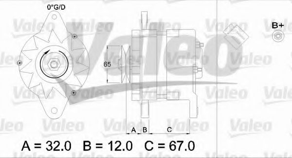 VALEO 436525 Генератор для SUZUKI (Сузуки) VALEO 436525 Генератор для SUZUKI (Сузуки)