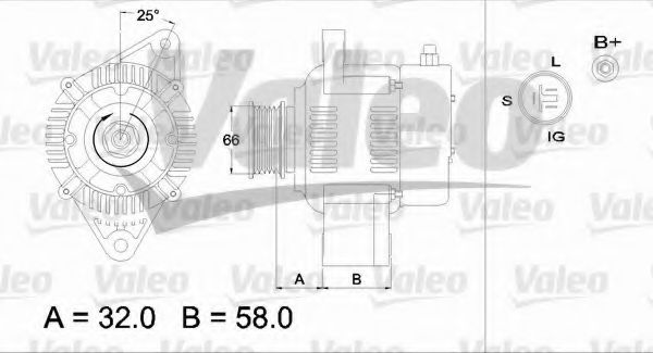 VALEO 436537 Генератор для TOYOTA COROLLA SPRINTER (Тойота/тоета Cоролла спринтэр) VALEO 436537 Генератор для TOYOTA COROLLA SPRINTER (Тойота/тоета Cоролла спринтэр)