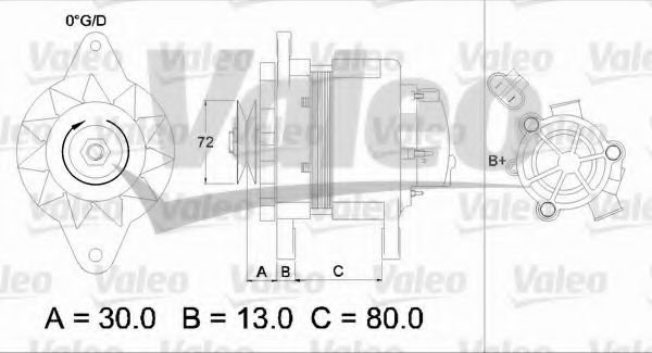 VALEO 436546 Генератор для NISSAN (Ниссан) VALEO 436546 Генератор для NISSAN (Ниссан)