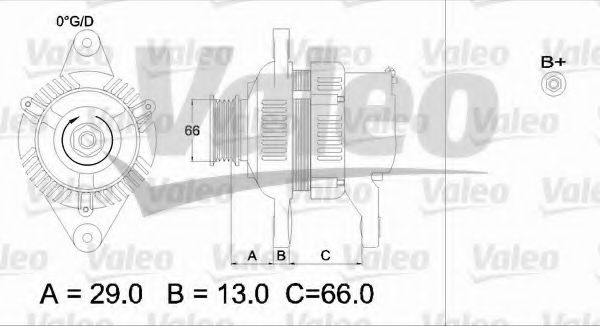 VALEO 436548 Генератор для MAZDA 626 III (Мазда 626 3) VALEO 436548 Генератор для MAZDA 626 III (Мазда 626 3)