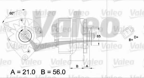 VALEO 436556 Генератор для ALFA-ROMEO (Алфа-ромэо) VALEO 436556 Генератор для ALFA-ROMEO (Алфа-ромэо)