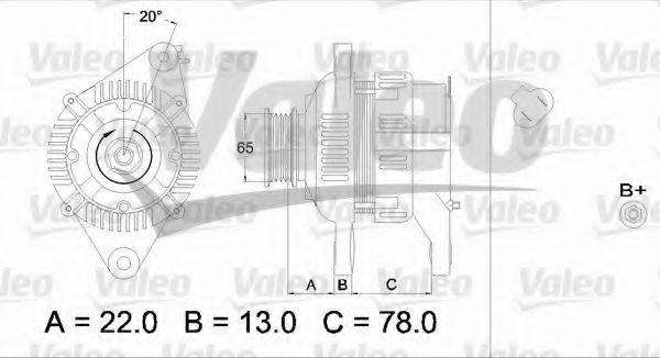 VALEO 436610 Генератор для MITSUBISHI ETERNA IV (Митсубиши/митсубиси Этэрна иv) VALEO 436610 Генератор для MITSUBISHI ETERNA IV (Митсубиши/митсубиси Этэрна иv)